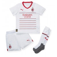 AC Milan Theo Hernandez #19 Fotballklær Bortedraktsett Barn 2022-23 Kortermet (+ korte bukser)